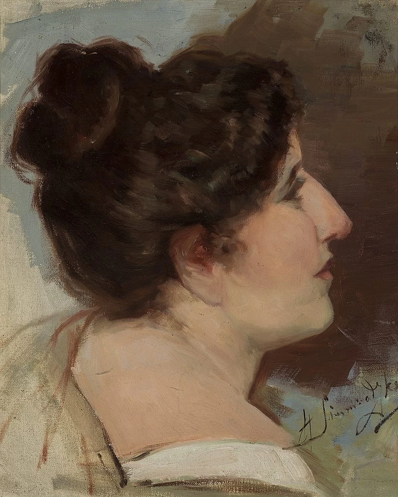 Henryk Siemiradzki - Studio di testa, Museo nazionale di Varsavia
